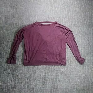 Abby & Gail low back long sleeve shirt